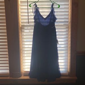 Lulus navy blue dress